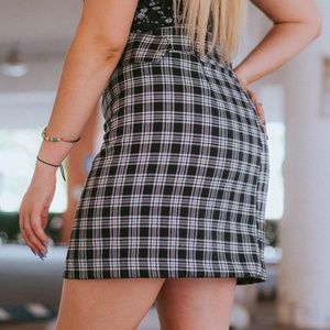 Plaid skirt